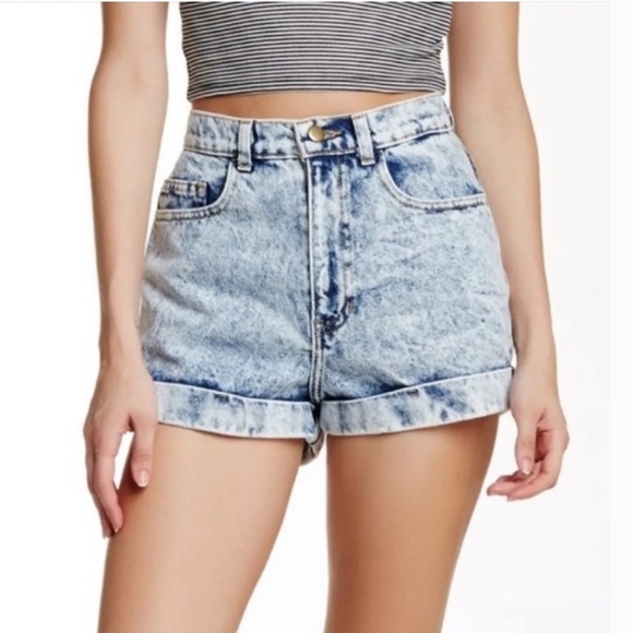 AMERICAN APPAREL- High waisted acid wash denim, 27 - Picture 5 of 8